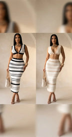 Zestaw dzianinowy Boho-Chic