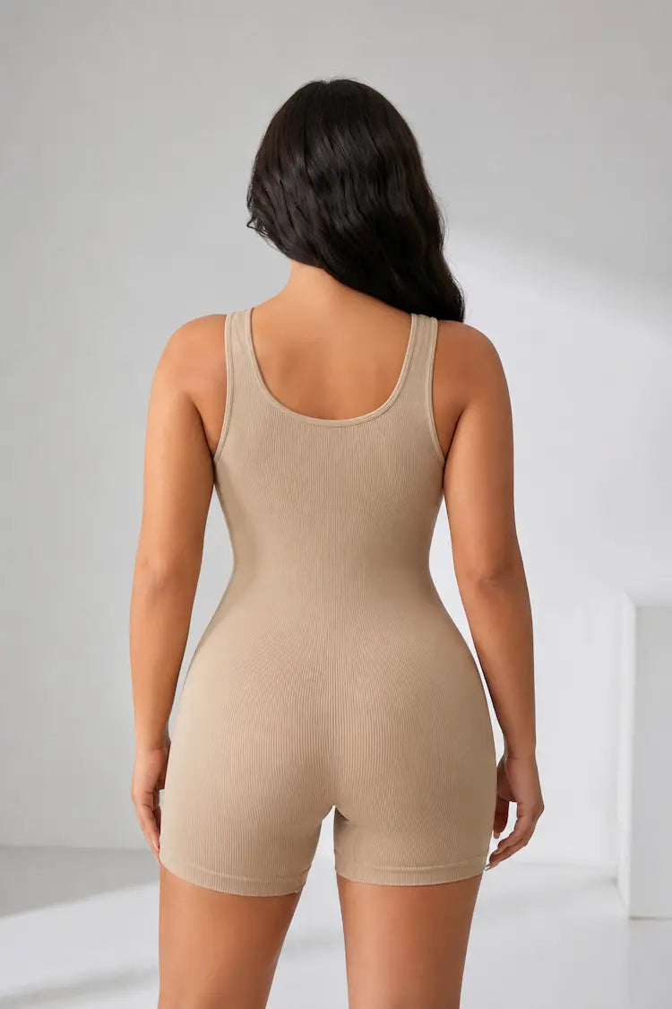 Silhouette Shaping Jumpsuit - Slimming Effect